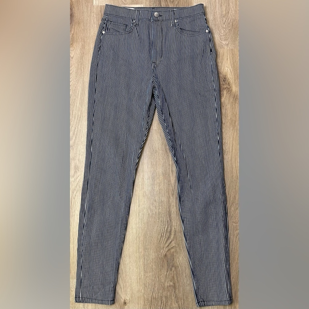 NWOT BLDWN Striped Ultra High Rise Skinny Jeans size 27
